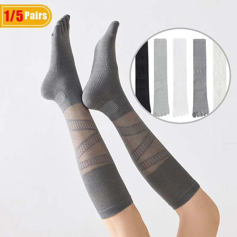 Badminton Court - 1/5 Paar Dames Compressie Vijf Vinger