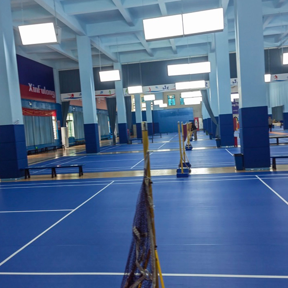 Badminton Club Logo - Beable Professionele PVC Badminton Court Mat