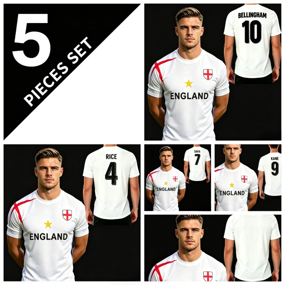 Badminton England - 2026 Zomer Engeland Nationaal Team Voetbalshirt