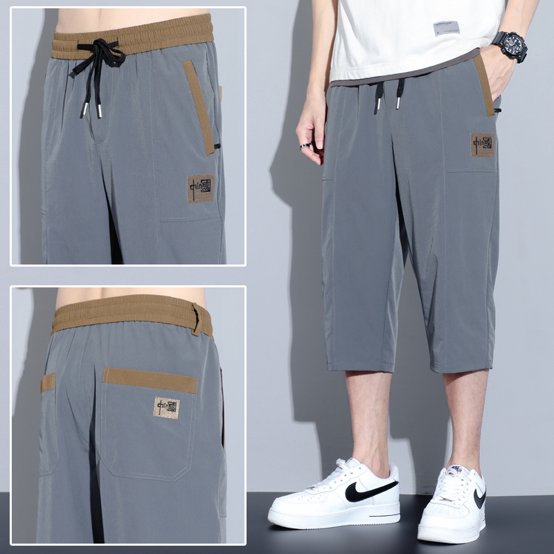 Badminton Outdoor - Zomer outdoor badmintontraining Zweetabsorberende, sneldrogende zevenpuntsshorts