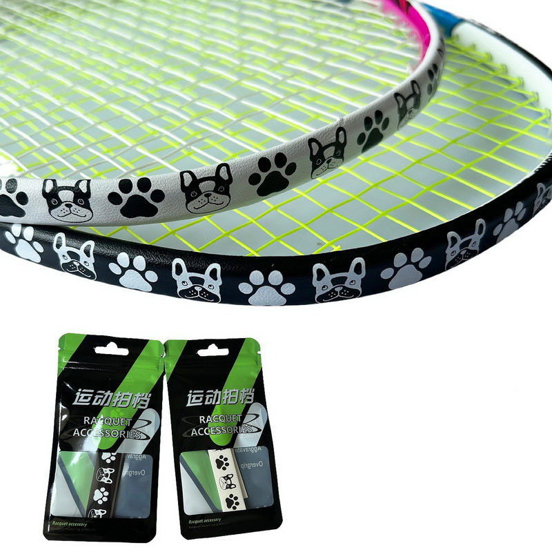 Badminton Emoji - 2 Stuks Zelfklevend Tennisracket Beschermen Tape