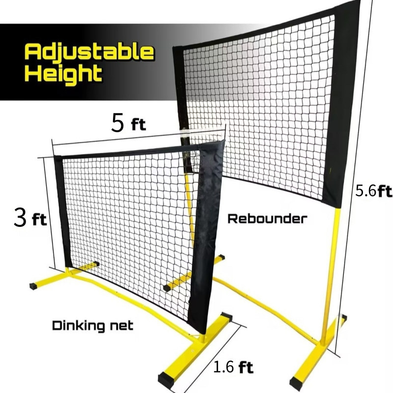 Training Net Mini - Mini Pickleball Rebound Trainingsnet Enkel Buiten