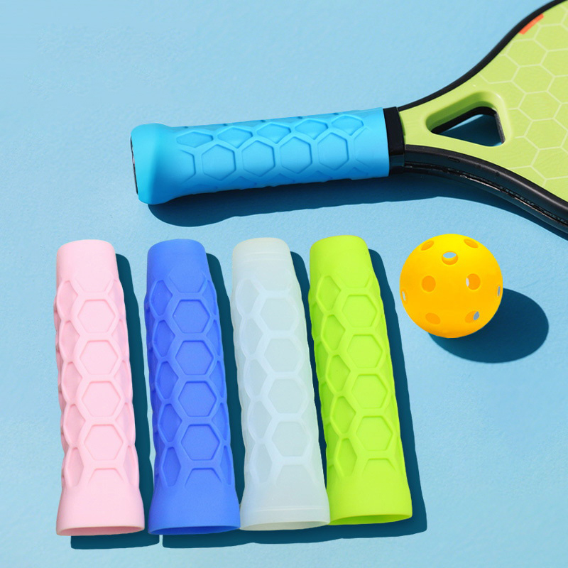 Badminton Grip - 1pc Schokabsorberende hoes en antislip siliconen