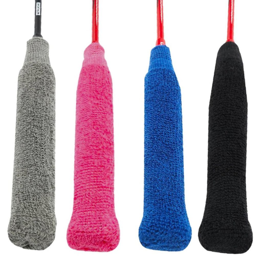 Badminton Court - Antislip hengelhandgreephoes, duurzame zachte badmintonracket handdoek,