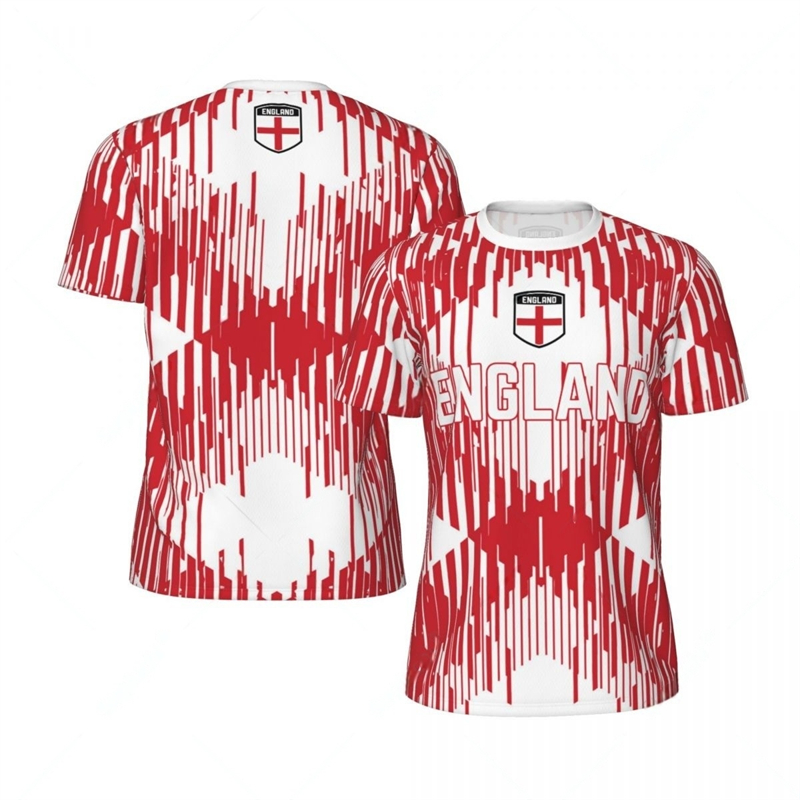 Badminton England - Engeland Vlag Grafische Heren Voetbal Jersey