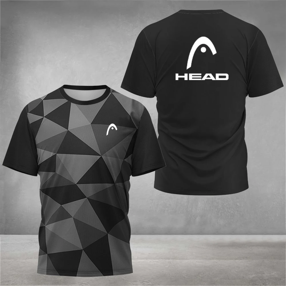 Badminton Emoji - Zomer Ademend Heren T-shirt Outdoor Badminton