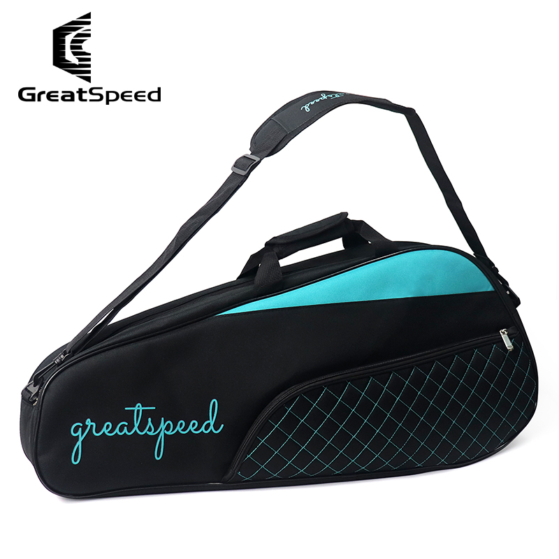 Badminton Court - GREATSPEED 3-pack tennisrackettas met schouderband voor