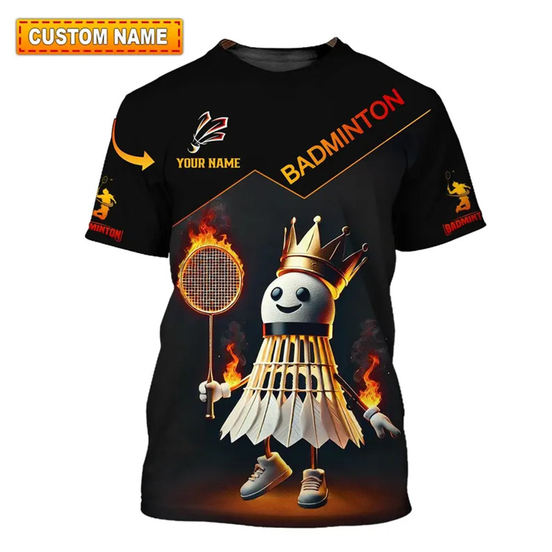 Badminton Emoji - Badminton Sport T-shirt Herenkleding Cool Novel