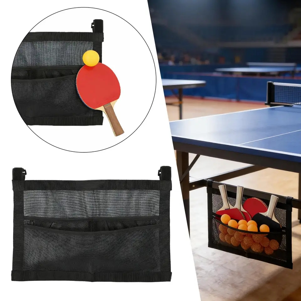 Badminton Zone - Nieuwe Mesh Pingpongbalhouder Grote tascapaciteit Tafeltennisbalorganizer