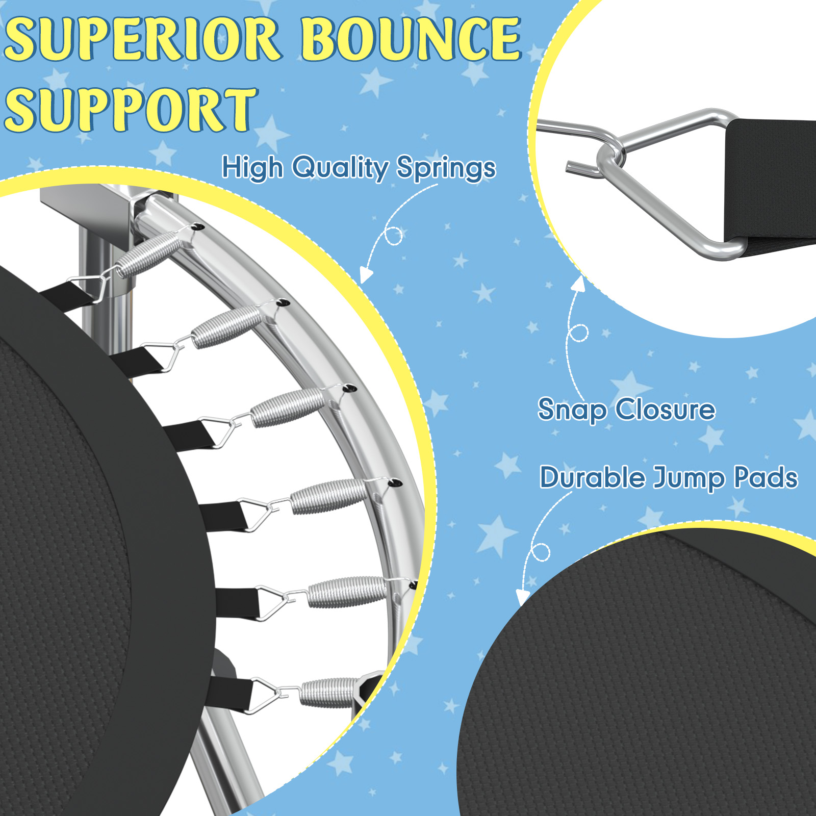 5FT 8-in-1 Trampoline voor peu - Training Net Mini recensie en prijs