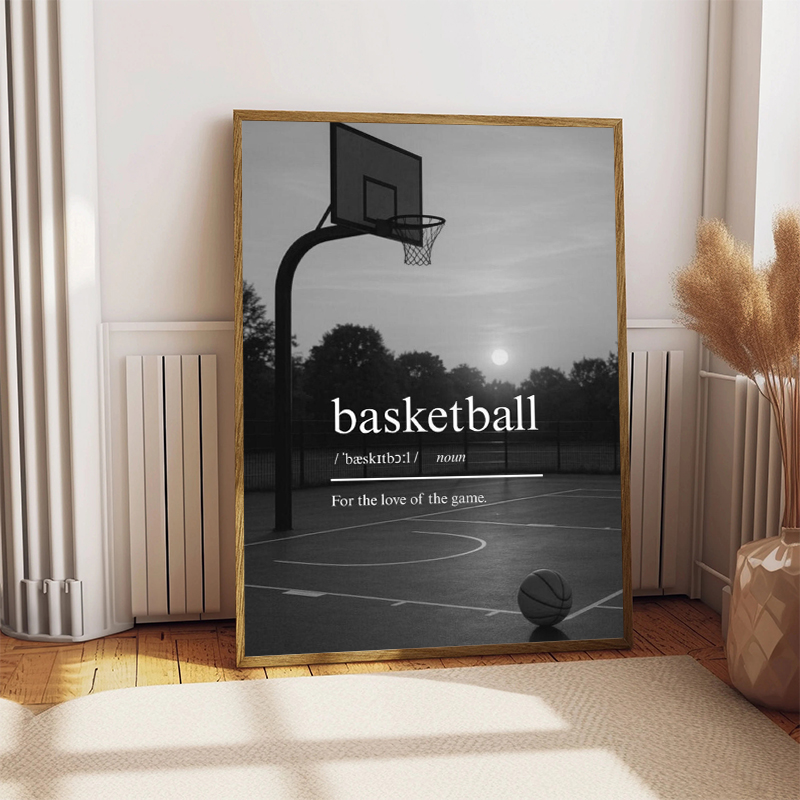 Zwart-wit basketbalster inspir - Badminton Zone recensie en prijs