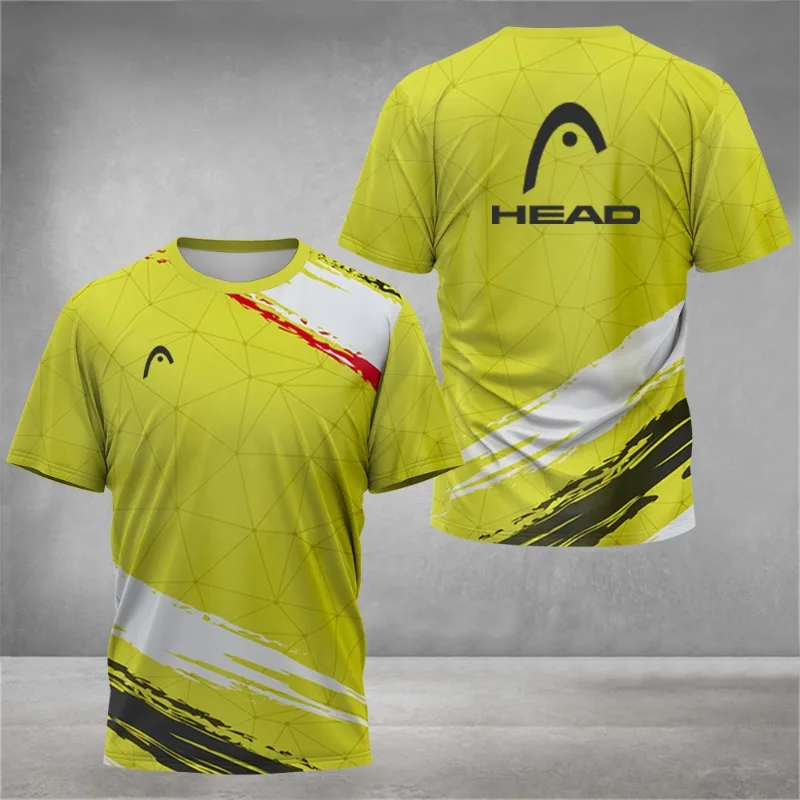 Zomer Ademend Heren T-shirt Ou - Badminton Emoji recensie en prijs