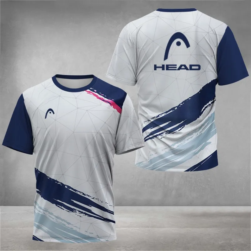 Zomer Ademend Heren T-shirt Ou - Badminton Emoji recensie en prijs