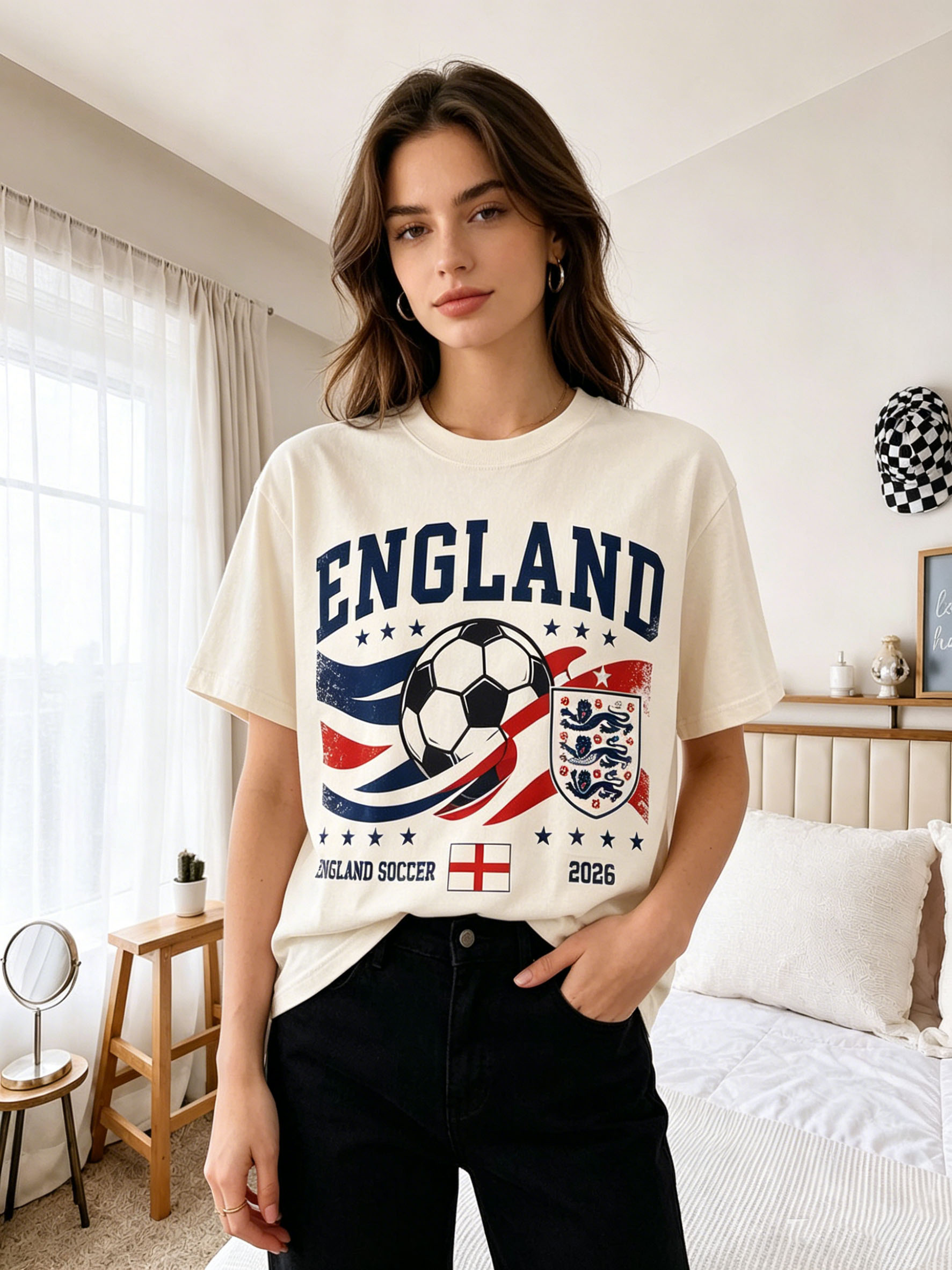 Engeland Voetbal 2026 Grafisch - Badminton England recensie en prijs
