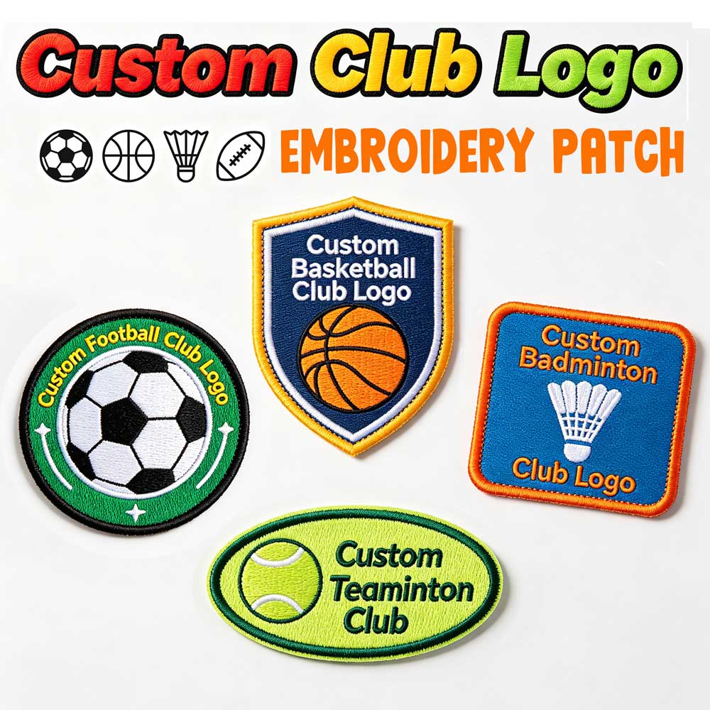 Op maat gemaakte geborduurde c - Badminton Club Logo recensie en prijs