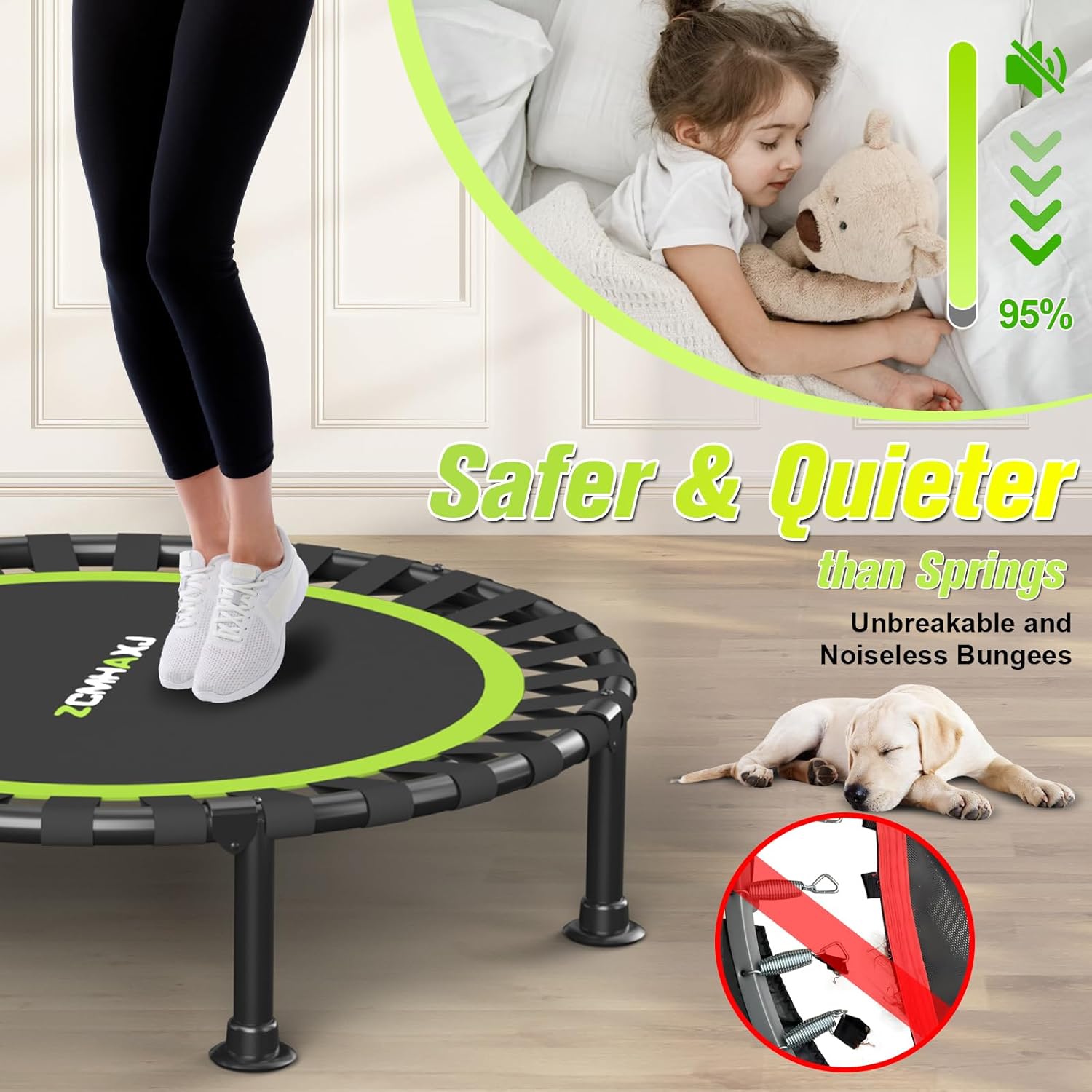 Opvouwbare Mini Rebounder Tram - Training Net Mini recensie en prijs
