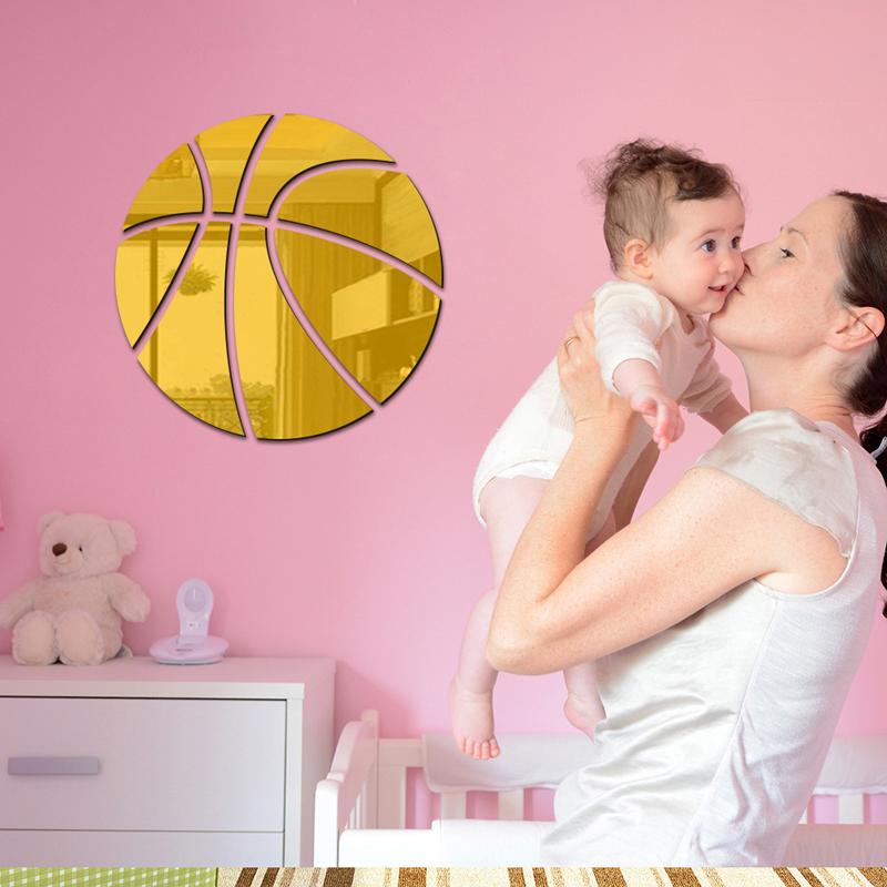 Basketbal Spiegel Muurstickers - Badminton Zone recensie en prijs
