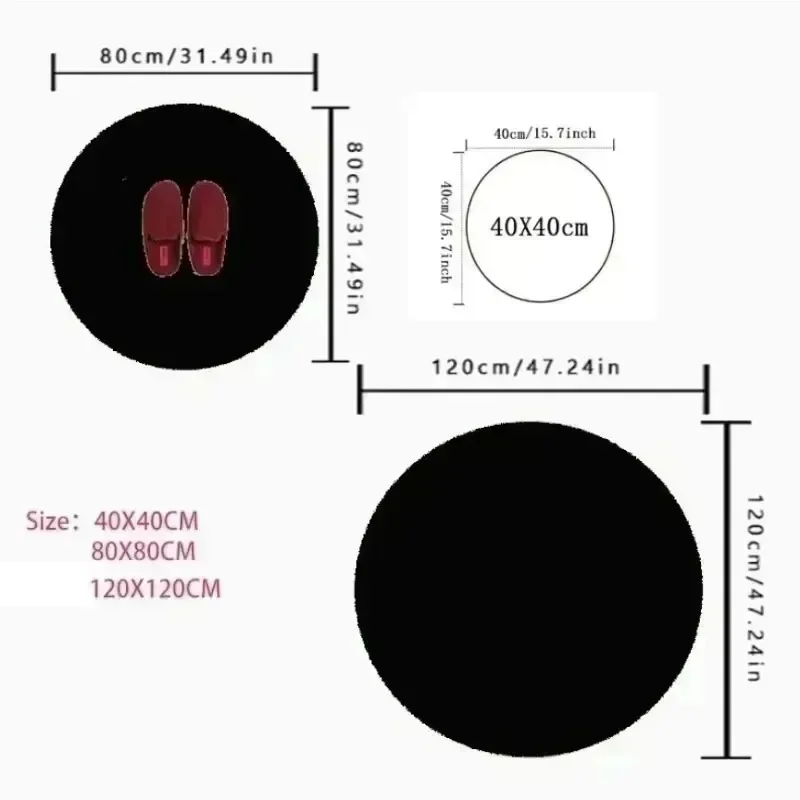 Een rond vloerkleed met een ba - Badminton Zone recensie en prijs